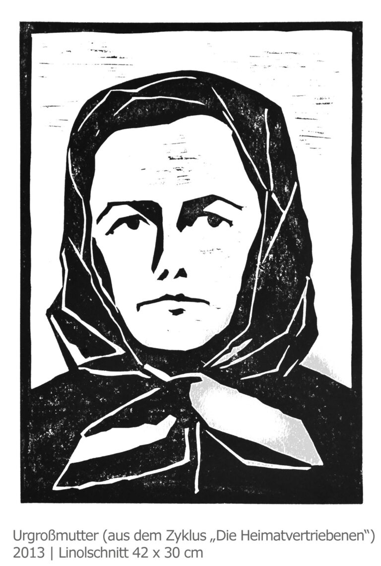 Lydia Wassner-Hauser st. wolfgang am wolfgangsee, 2017, farblinolschnitt 30 x 42 cm